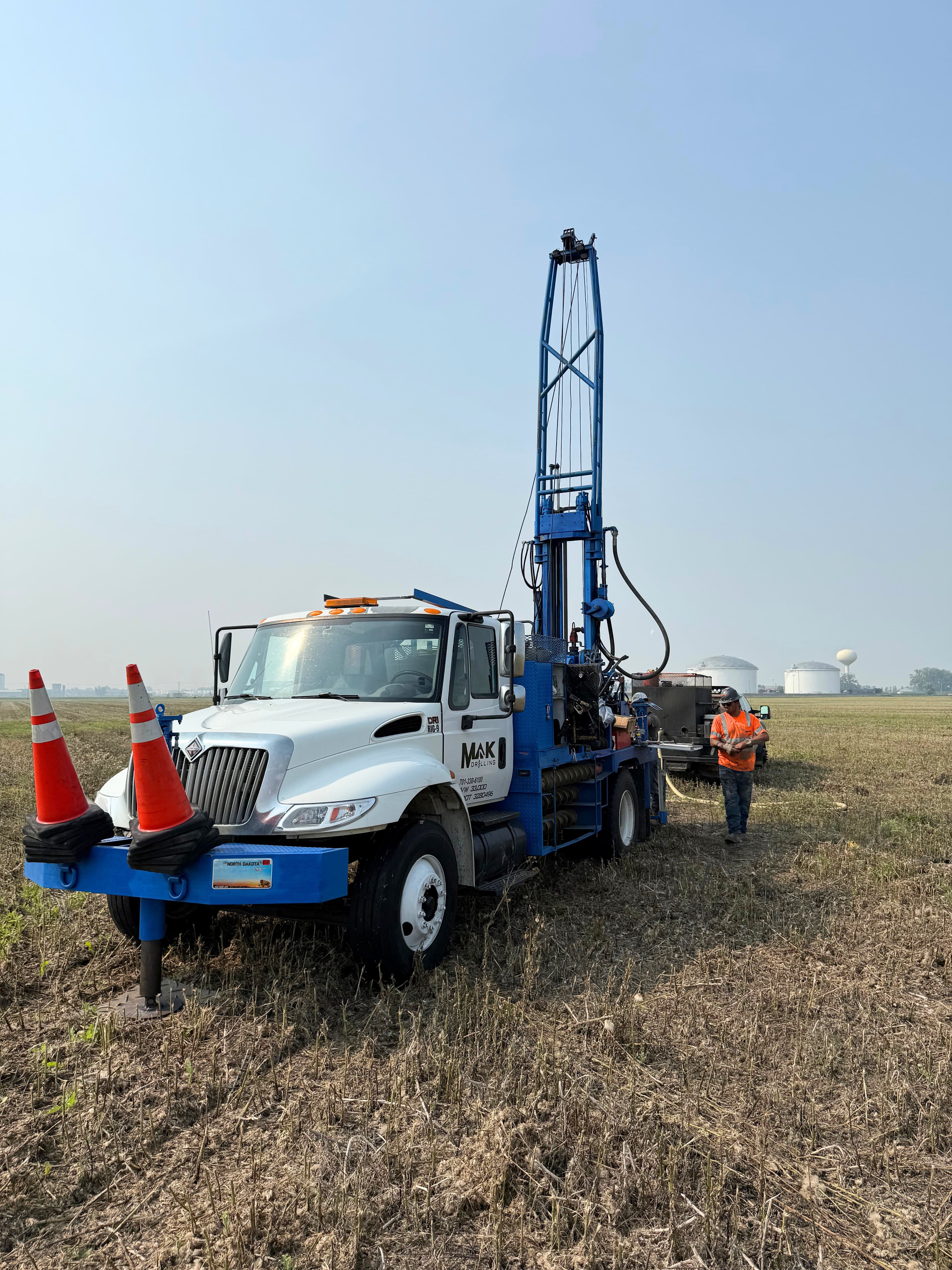 Environmental, MAK Drilling field photo.