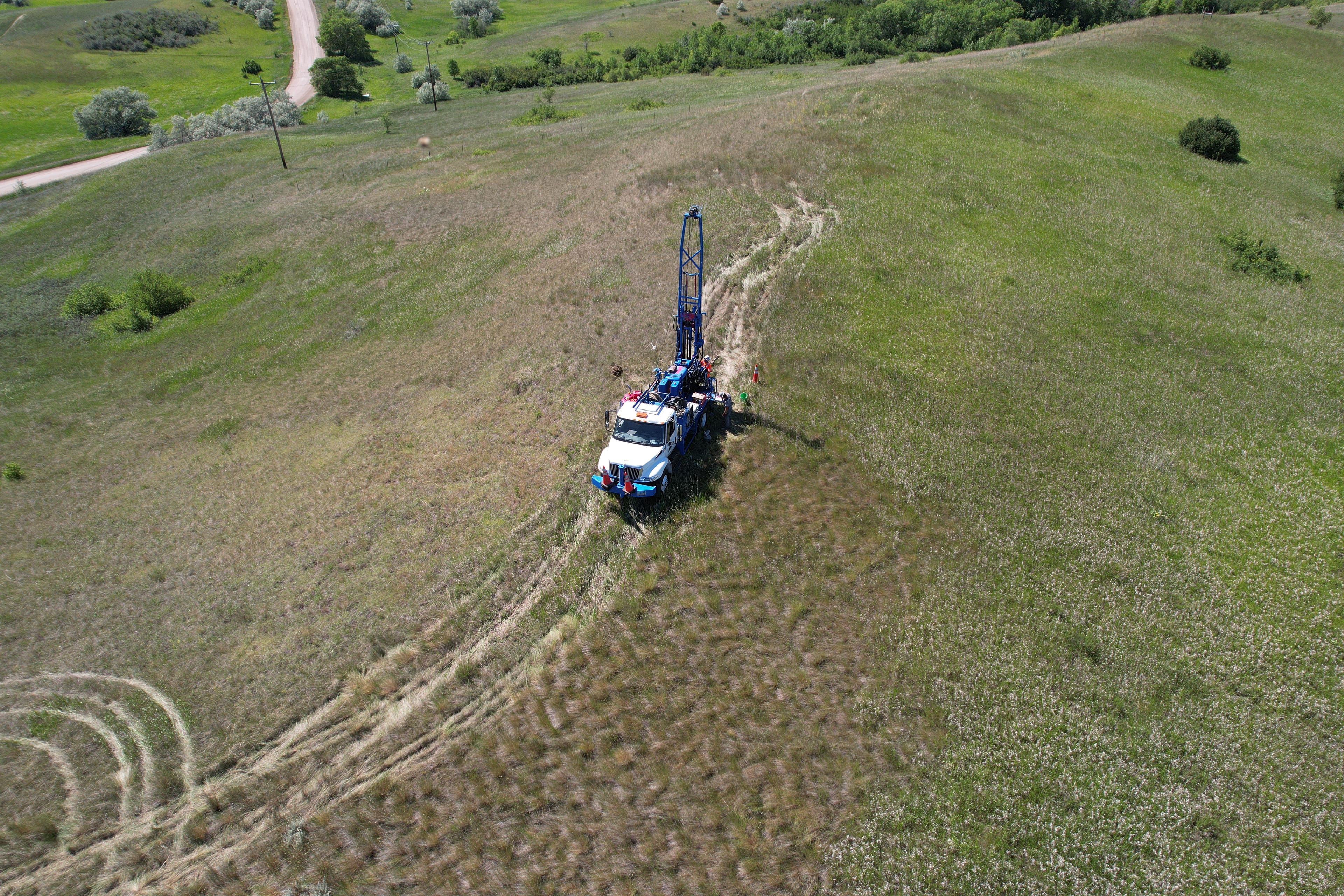 Highways & Bridges, MAK Drilling field photo.