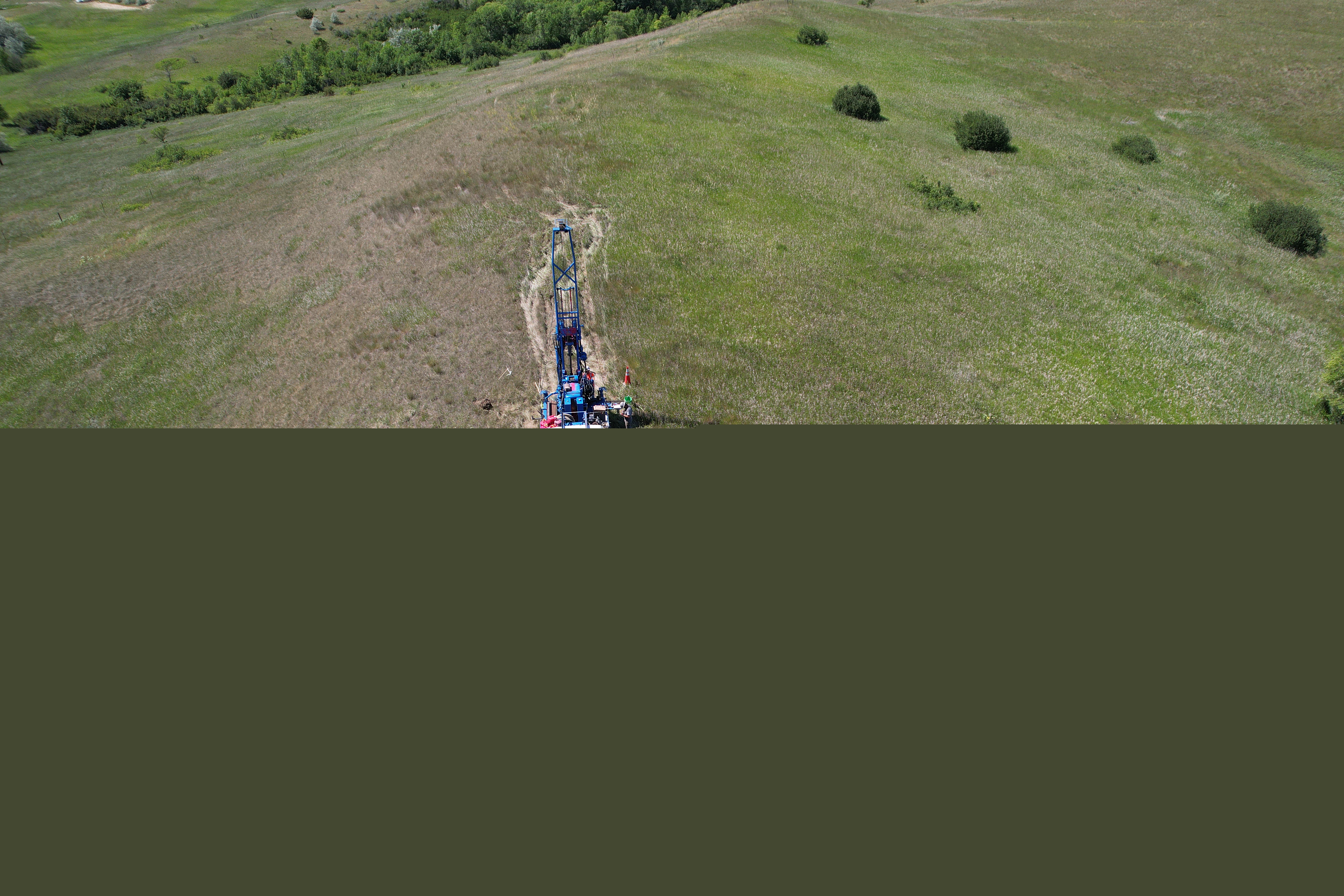 Mountrail County Pipeline Geotechnical Investigation field photo 2.