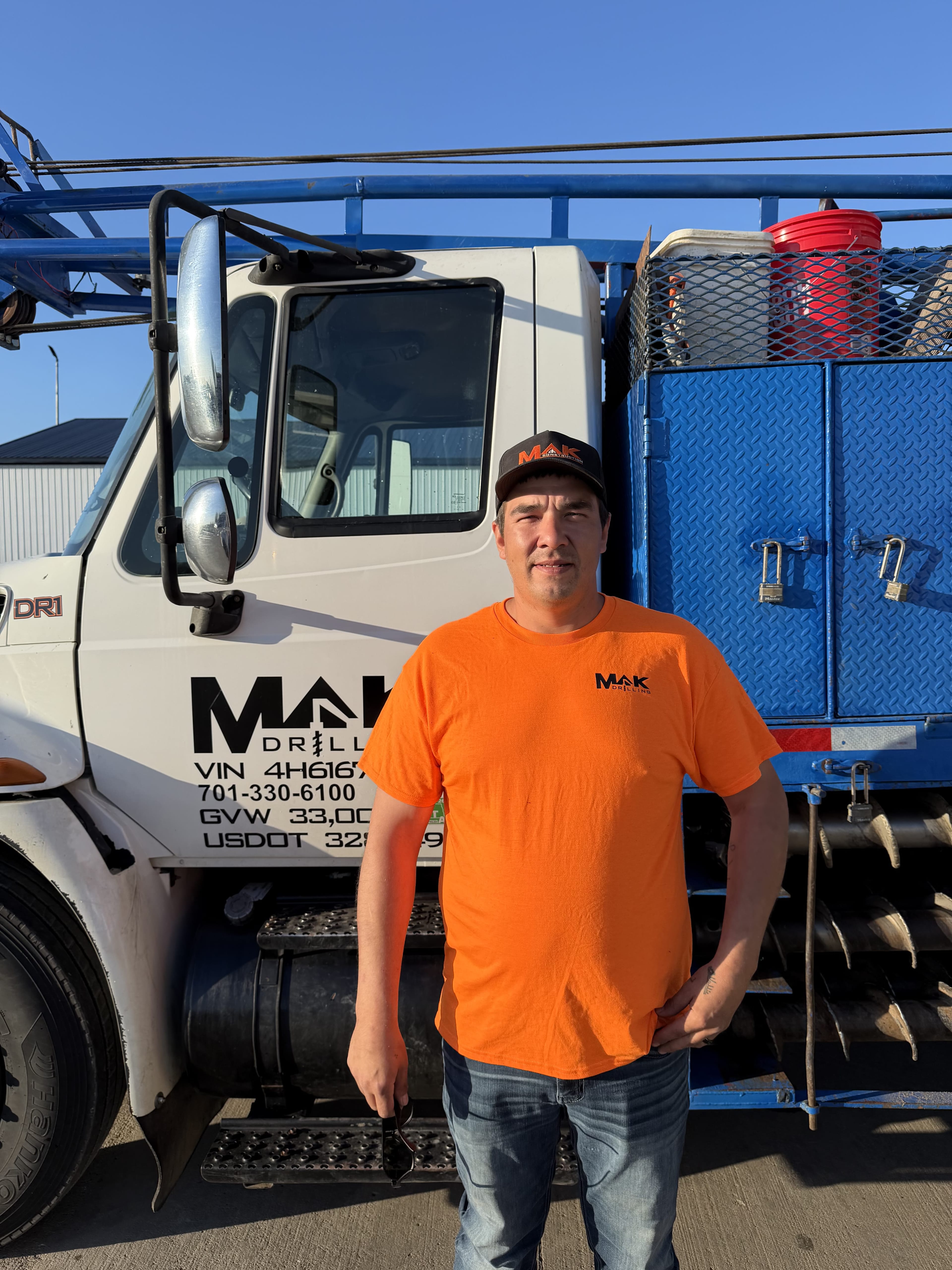 Clayton LaVallie, Driller.